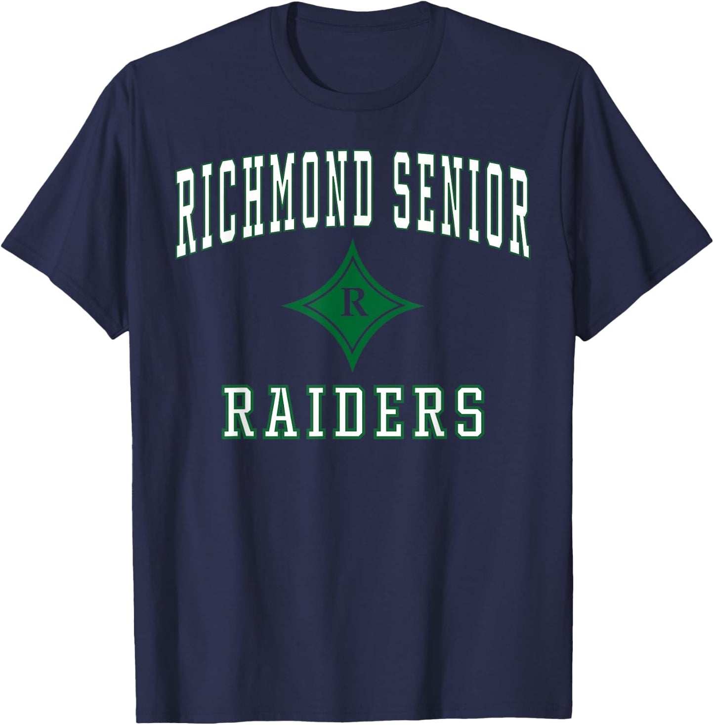 Richmond Senior High School Raiders C1 T-Shirt - T-Shirt | Navy