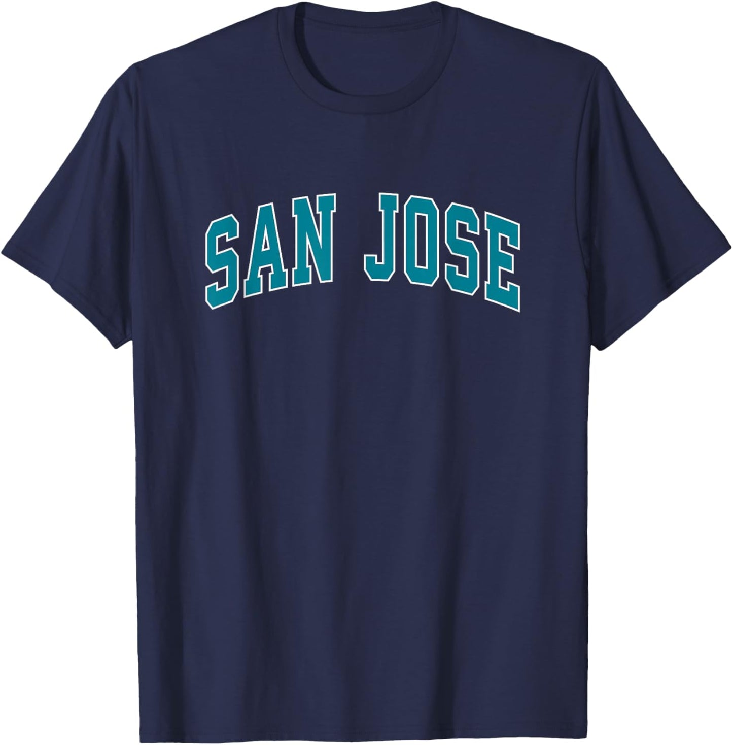 San Jose - Throwback Design Print - Classic T-Shirt - T-Shirt | Navy