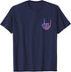 On My Wife's Last Nerve Funny Groovy On Back T-Shirt - T-Shirt | Navy