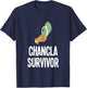 La Chancla Survivor Mexican Flip Flop Hispanic Spanish T-Shirt - T-Shirt | Navy