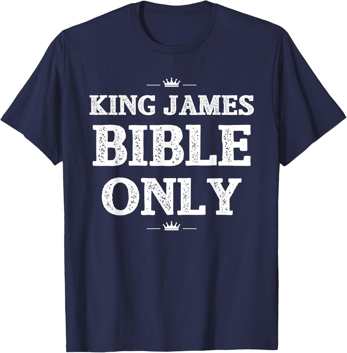 Bible Scripture Verses King James Bible Christian T-Shirt - T-Shirt | Navy