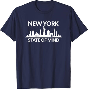 New York State Of Mind T-Shirt - T-Shirt | Navy