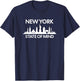 New York State Of Mind T-Shirt - T-Shirt | Navy