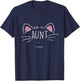 Funny Purr-fect Aunt Auntie Cat Lover Pet -Adults Black Cotton Blend Short Sleeve Classic Fit Small T-Shirt - T-Shirt | Navy