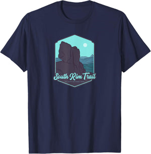 South Rim Trail - Big Bend National Park T-Shirt - T-Shirt | Navy