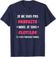 First name I'm not perfect but I'm Clotilde T-Shirt - T-Shirt | Navy