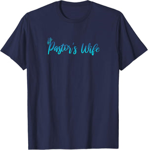 Pastor's Wife Design T-Shirt - T-Shirt | Navy