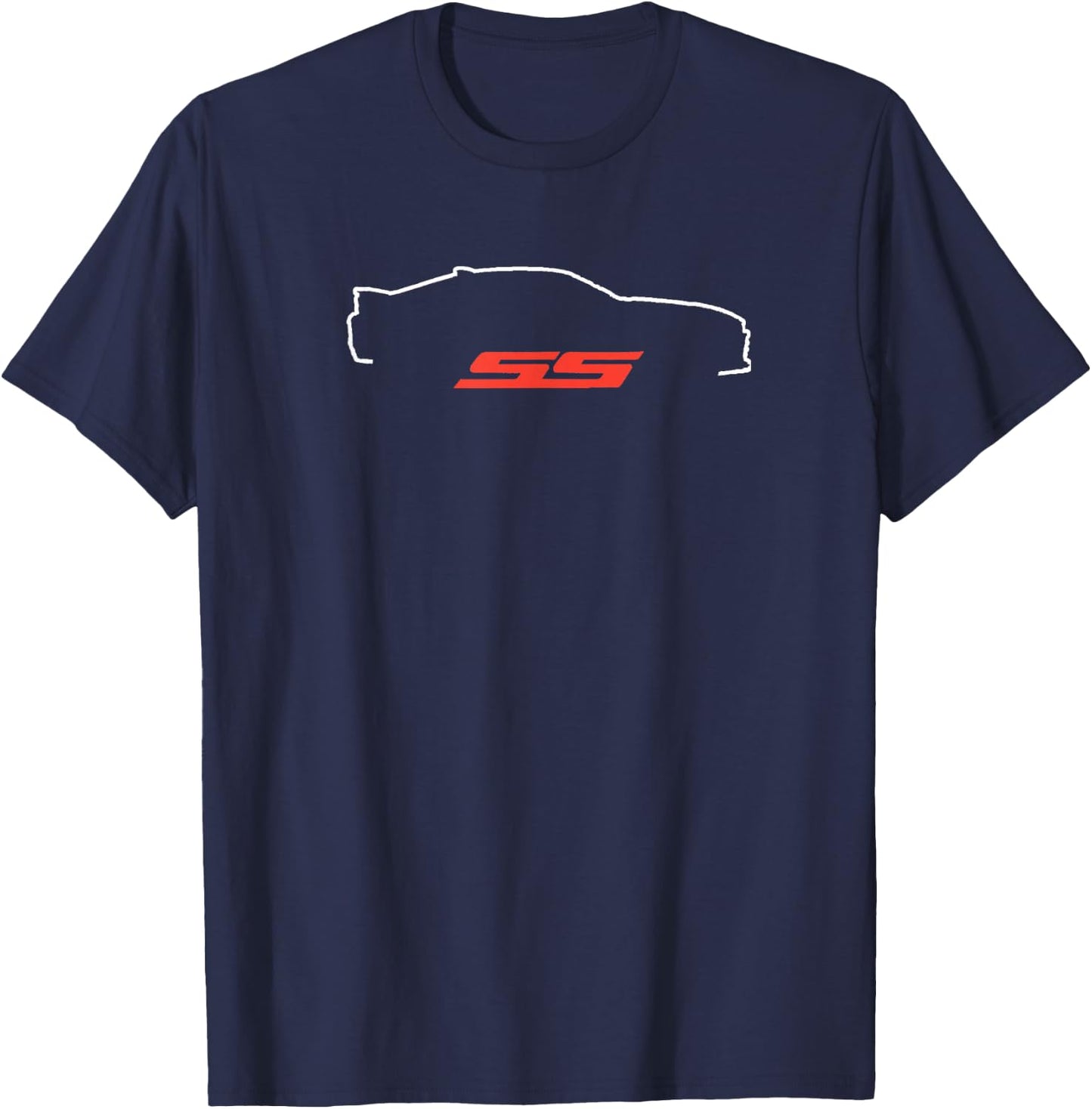 6th Gen SS Outline T-Shirt - T-Shirt | Navy