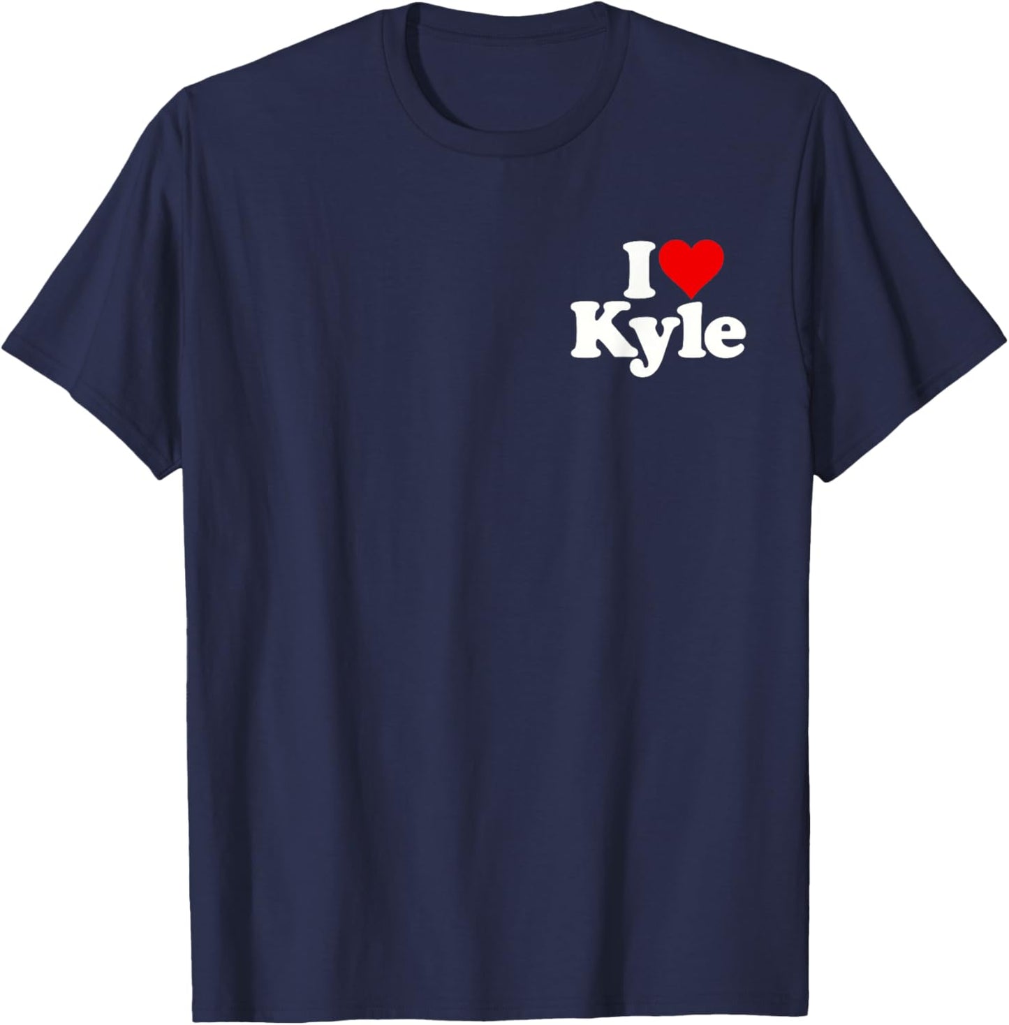 I Love Heart Kyle T-Shirt - T-Shirt | Navy