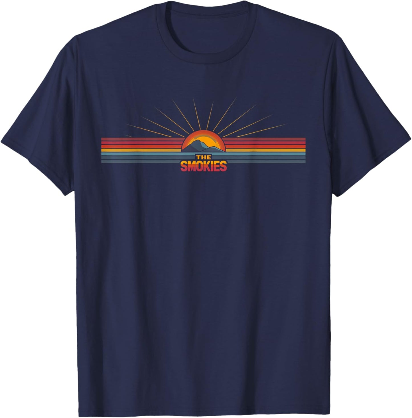 Great Smoky Mountains - US National Park Vintage Men Women T-Shirt - T-Shirt | Navy