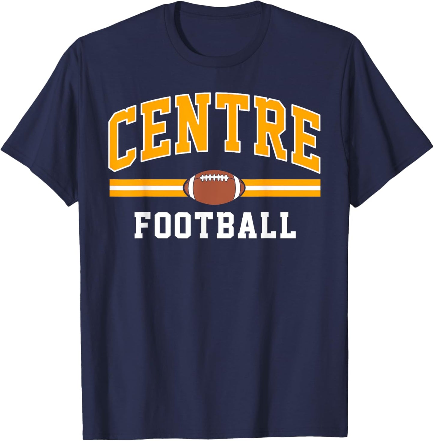Centre College Football Arch Vintage Design Women T-Shirt - T-Shirt | Navy