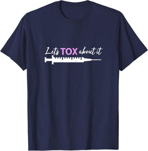 Aesthetic Nurse Botox Injector Cosmetic Nurse Self Promotion T-Shirt - T-Shirt | Navy