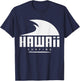 Hawaii Surfing Ocean Wave T-Shirt - T-Shirt | Navy