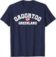 Qaqortoq Greenland, Greenland Flag, Qaqortoq T-Shirt - T-Shirt | Navy