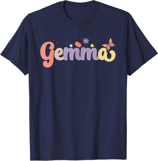 Gemma Proud Gemma Grandma Gemma Grandmother T-Shirt - T-Shirt | Navy