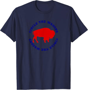 Buffalo Circle the Wagons T-Shirt - T-Shirt | Navy