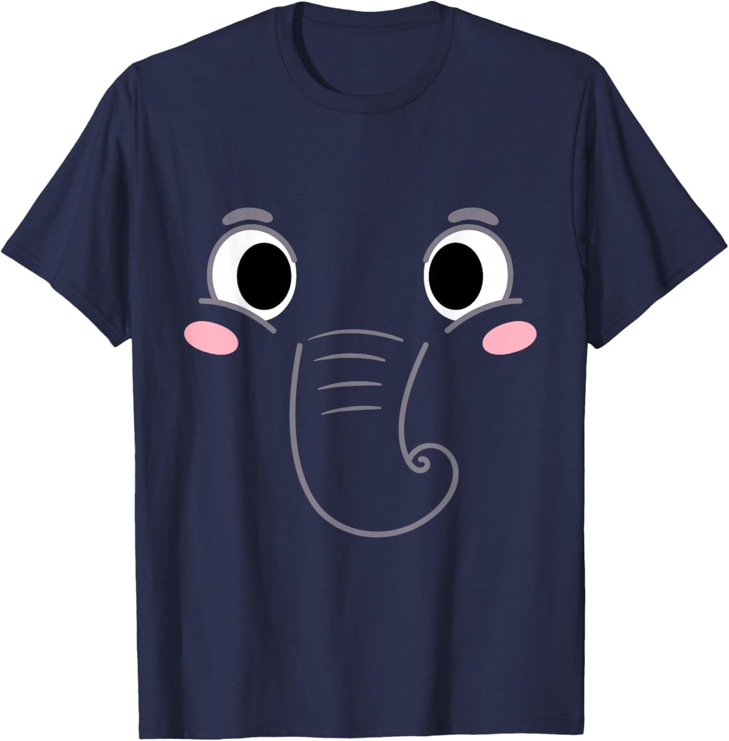 Elephant Costume Birthday Funny Kids Easy DIY Halloween T-Shirt - T-Shirt | Navy