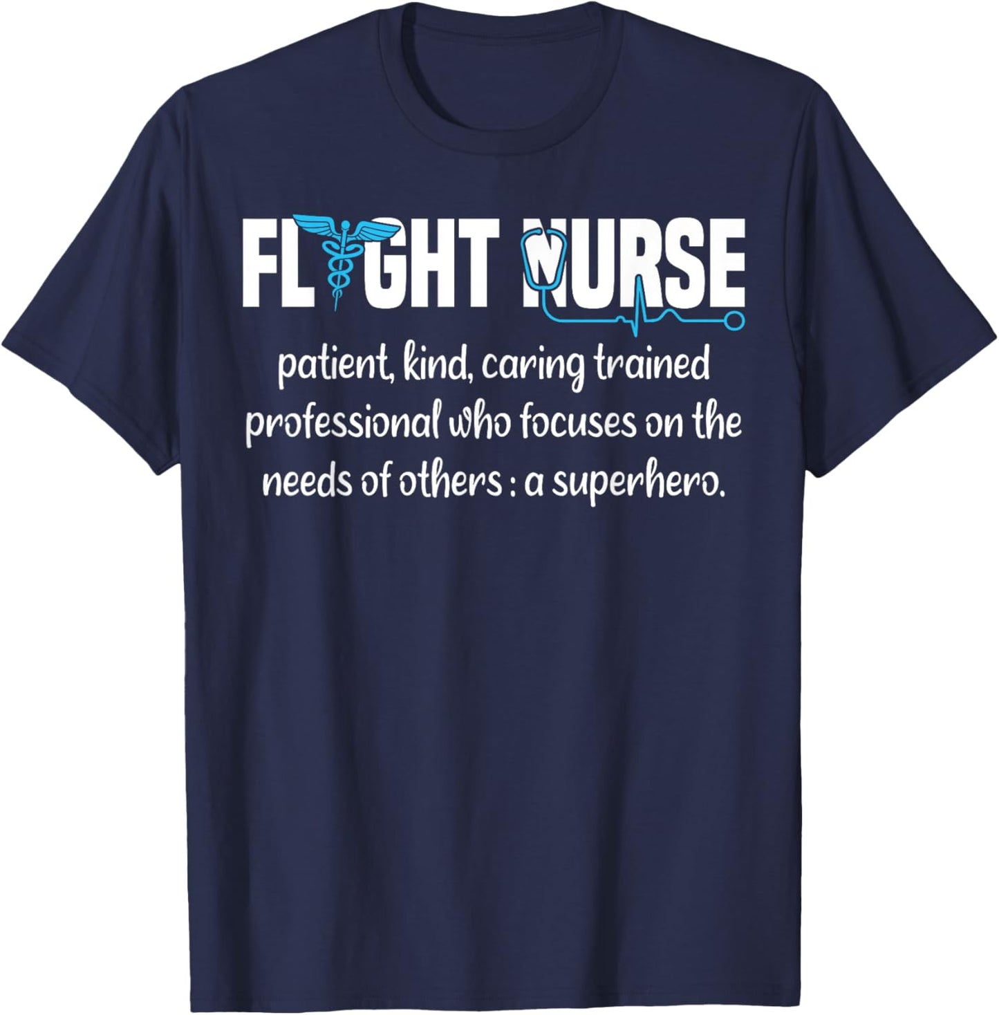 Flight Nurse Definition T-Shirt - T-Shirt | Navy