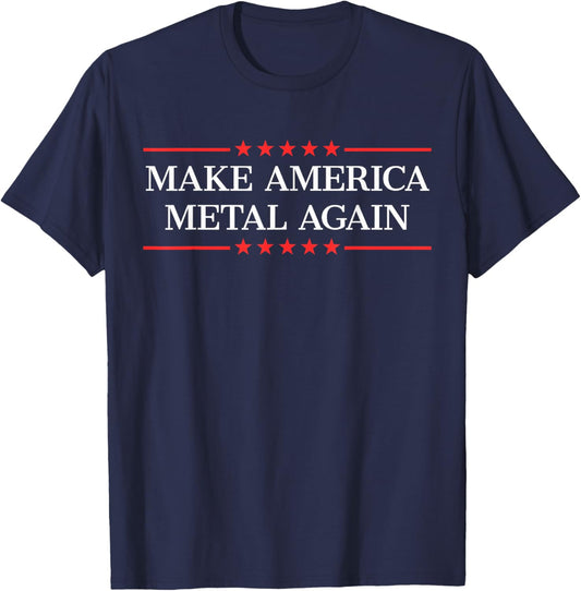 Make America Metal Again T-Shirt - T-Shirt | Navy
