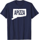 New Haven Style APizza in Connecticut T-Shirt - T-Shirt | Navy