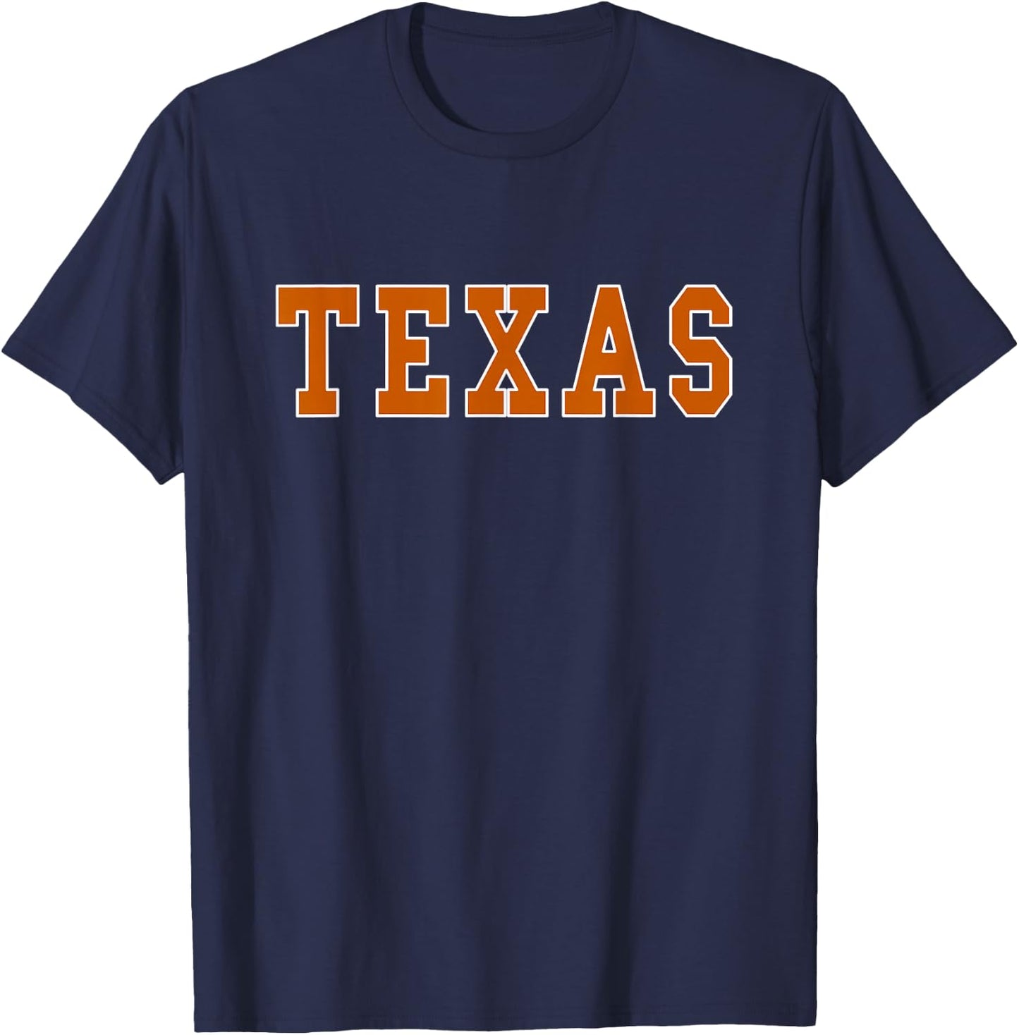 Graphic Crew Inc. TEXAS - Throwback Design - Classic T-Shirt - T-Shirt | Navy