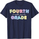 First day Teachers Welcome back to School Team 4th grade Men Women Kids T-Shirt - T-Shirt | Navy
