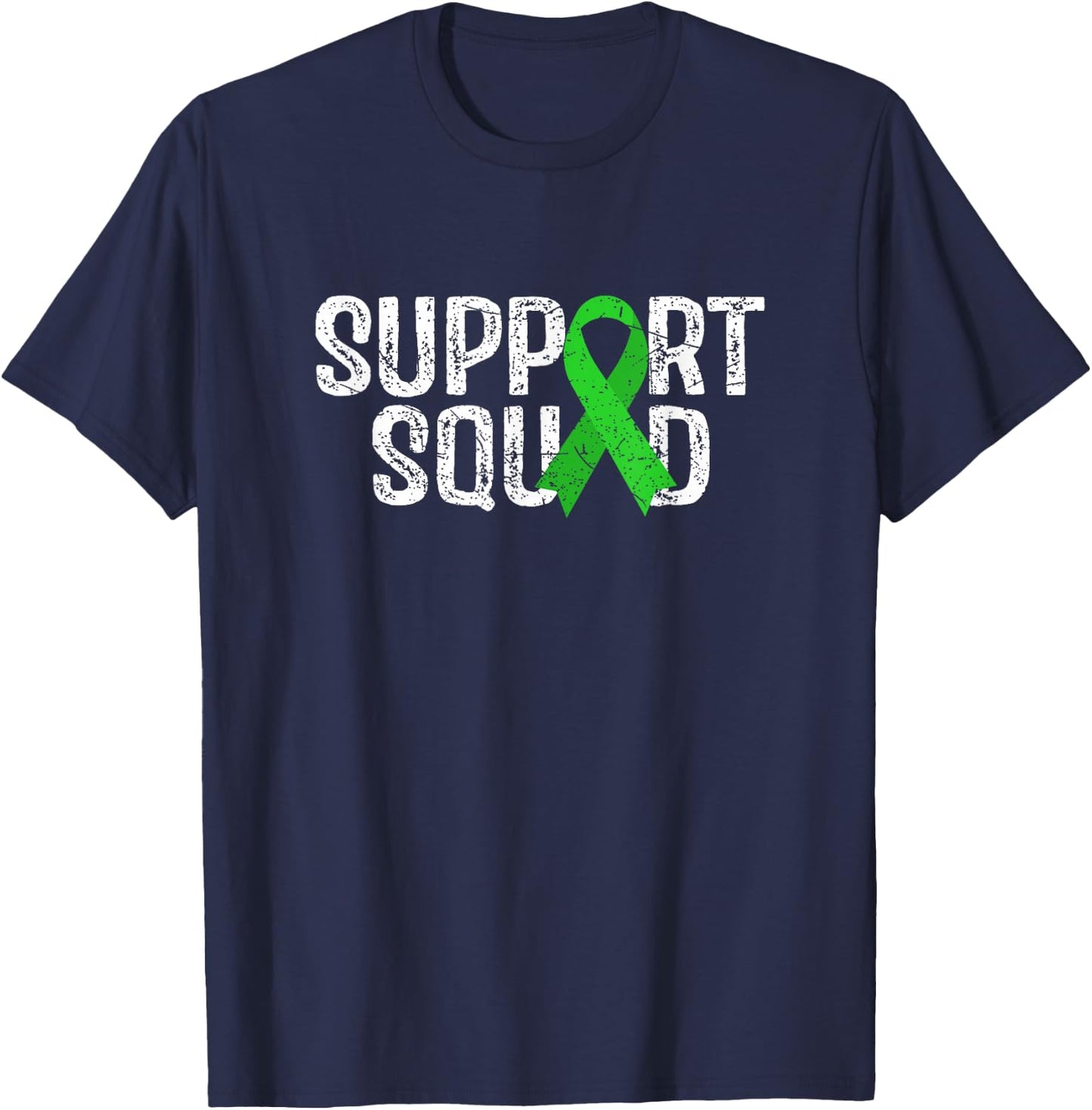 Support Squad Liver Disease Awareness T-Shirt - T-Shirt | Navy