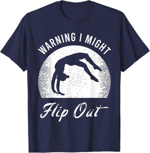 Funny Acrobatics Saying for a Tumbling Sport Gymnast T-Shirt - T-Shirt | Navy
