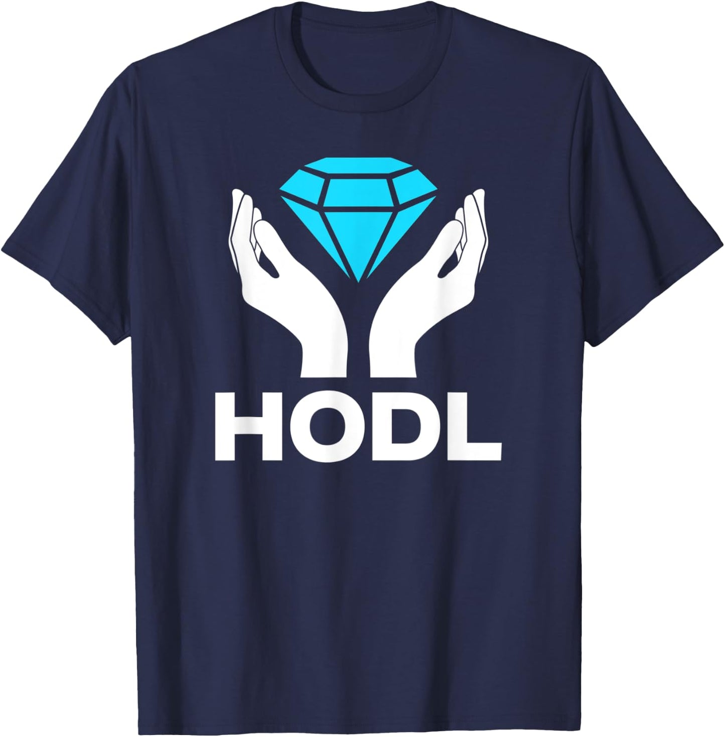Diamonds Hands HODL - Wall Street Game Stocks Bets Memes T-Shirt - T-Shirt | Navy