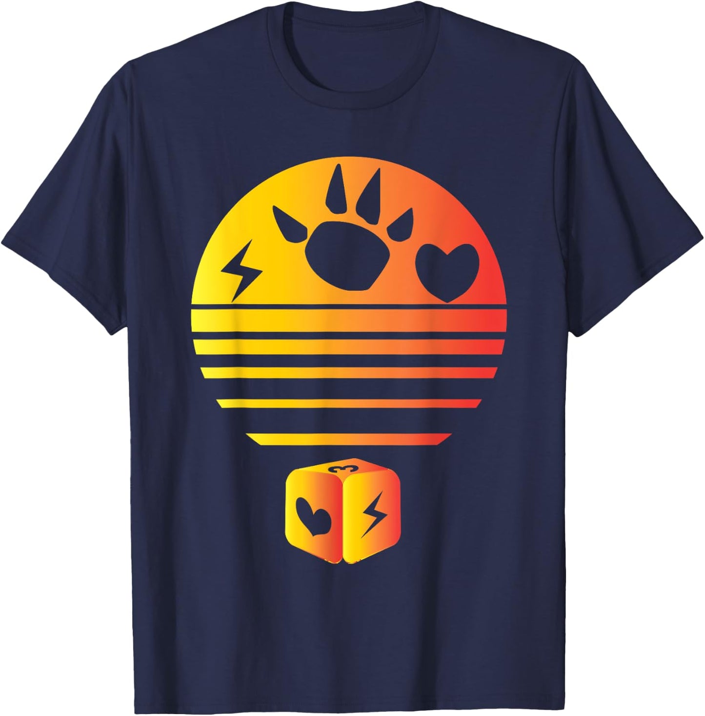 King of Tokyo Board Game Design Tabletop Gaming T-Shirt - T-Shirt | Navy