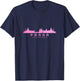 Prague Skyline Czech Republic Praha Souvenir T-Shirt - T-Shirt | Navy