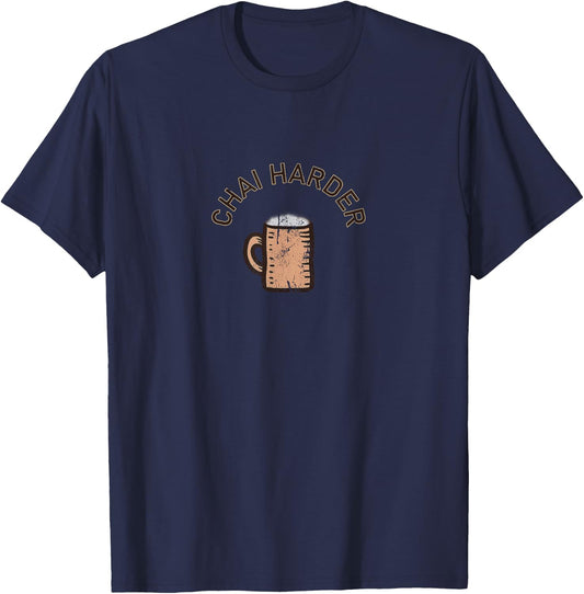 Chai Harder T-Shirt - T-Shirt | Navy