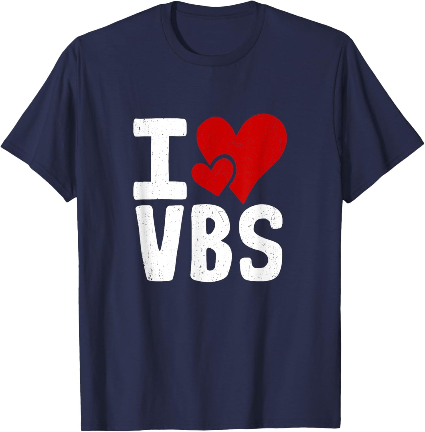 VBS I Love Vacation Bible School Christian VBS Church Jesus T-Shirt - T-Shirt | Navy