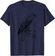Falcon Gyrfalcon Bird Graphic Birding Ornithologist T-Shirt - T-Shirt | Navy