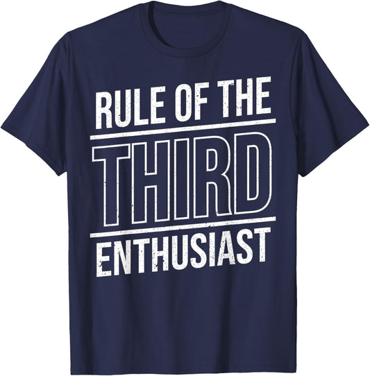 Rule Thirds Enthusiast - Photographer Funny Photography T-Shirt - T-Shirt | Navy