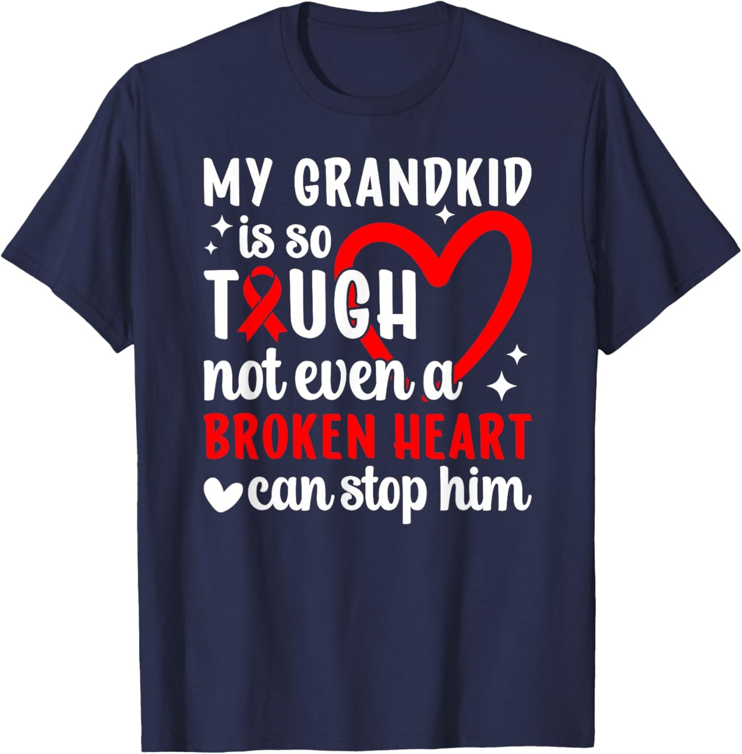 CHD Nana CHD Warrior Nana Congenital Heart Disease Nana T-Shirt - T-Shirt | Navy
