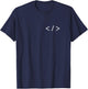 HTML XML Markup Languages Front End Web Developer Programmer T-Shirt - T-Shirt | Navy