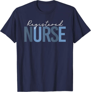 Registered Nurse - RN Nursing Nurse Day & Nurse Week T-Shirt - T-Shirt | Navy