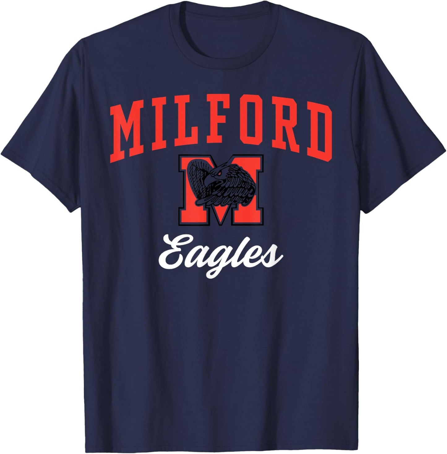 Milford High School Eagles C3 T-Shirt - T-Shirt | Navy