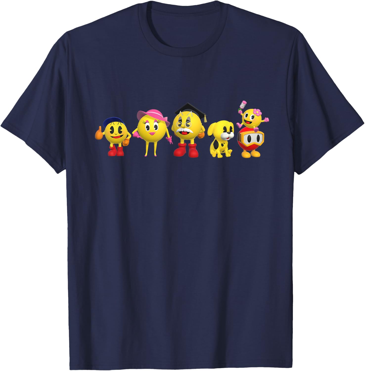 PAC-MAN World Re-PAC 004 T-Shirt - T-Shirt | Navy