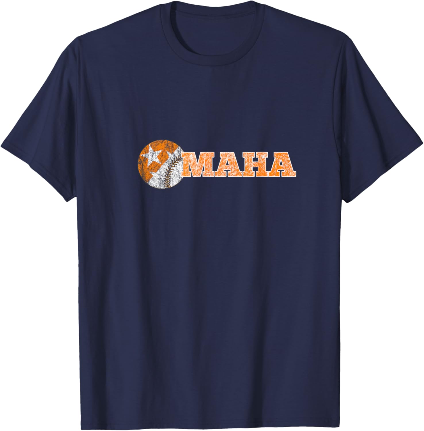 Fan of Tennessee In Baseball Going To Omaha T-Shirt - T-Shirt | Navy