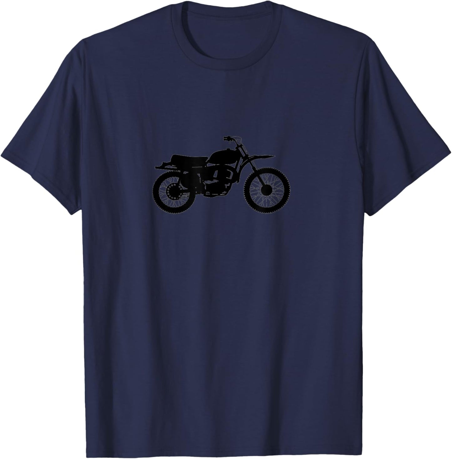 Black Motorcycle T-Shirt - T-Shirt | Navy