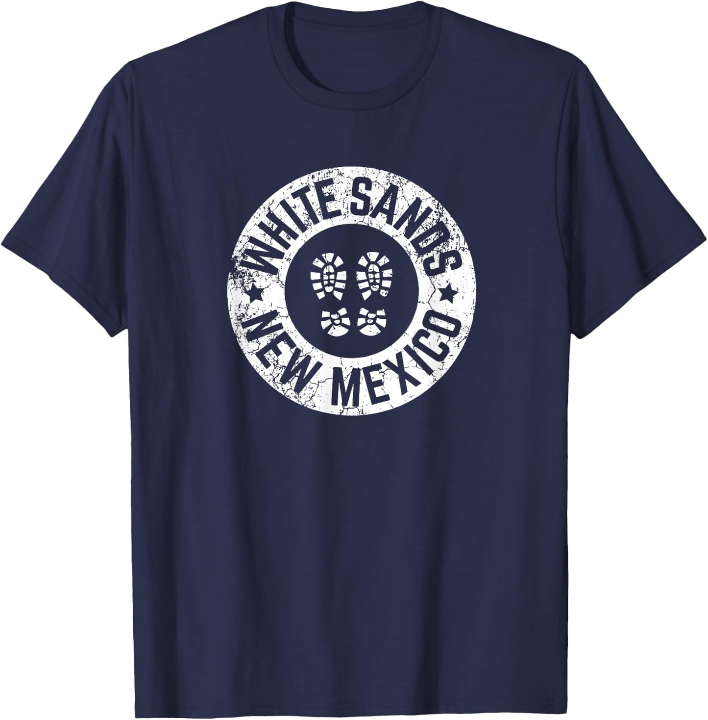 Vintage White Sands National Monument New Mexico Park Sports T-Shirt - T-Shirt | Navy