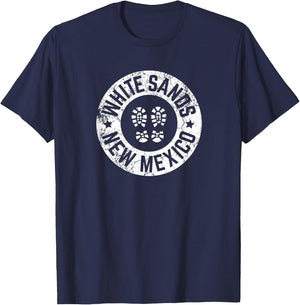 Vintage White Sands National Monument New Mexico Park Sports T-Shirt - T-Shirt | Navy