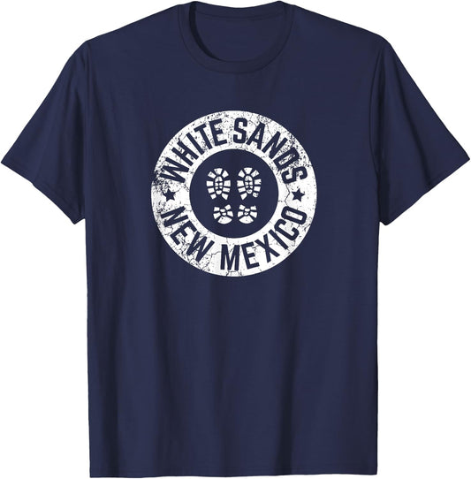 Vintage White Sands National Monument New Mexico Park Sports T-Shirt - T-Shirt | Navy