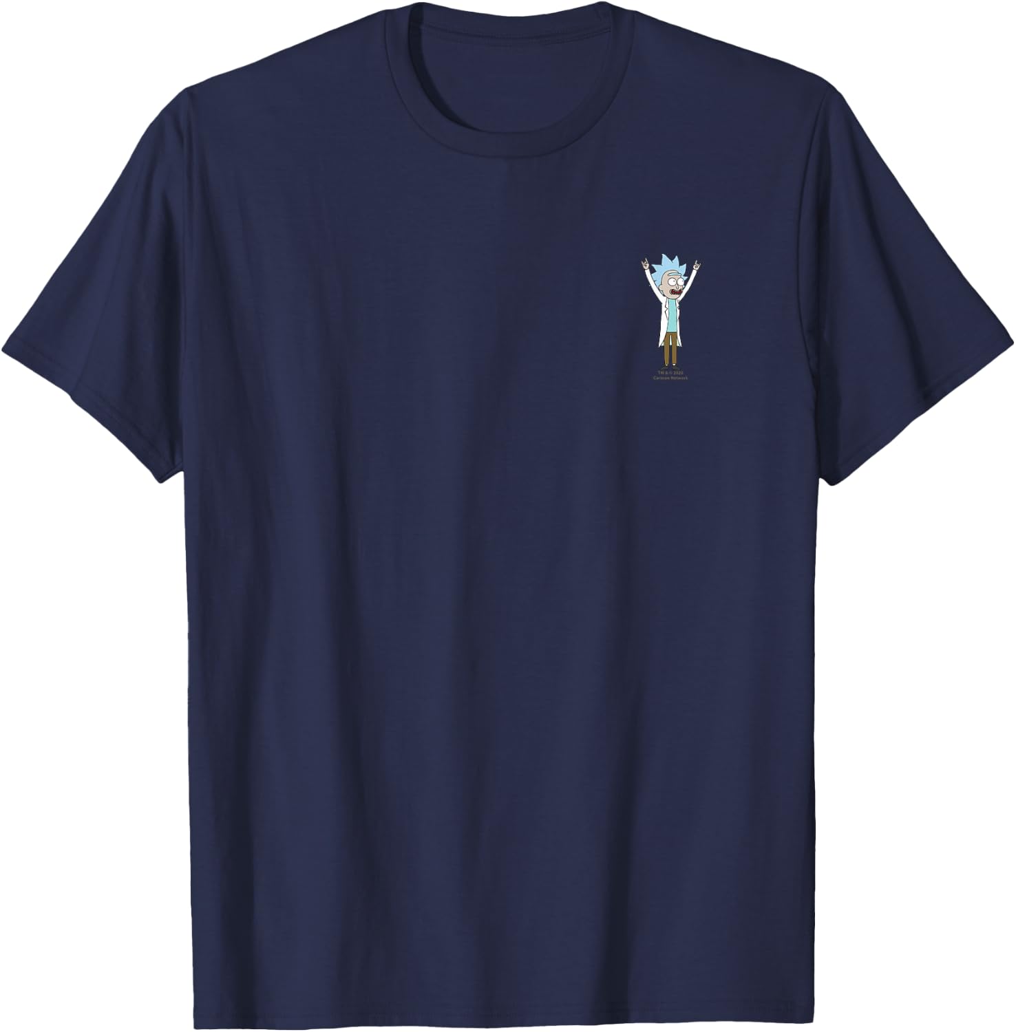 Rick and Morty Tiny Tiny Rick Small T-Shirt - T-Shirt | Navy