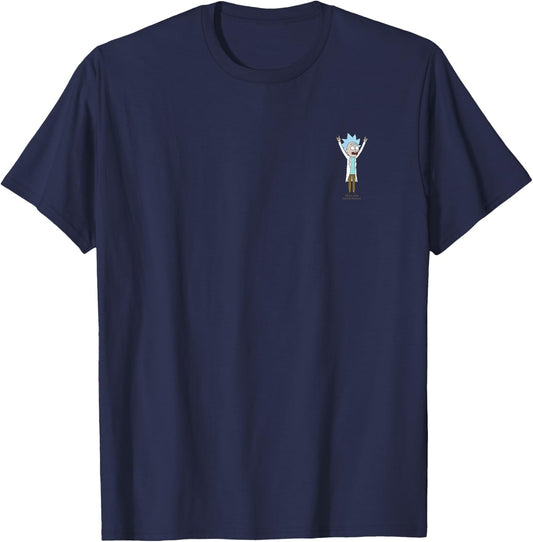 Rick and Morty Tiny Tiny Rick Small T-Shirt - T-Shirt | Navy
