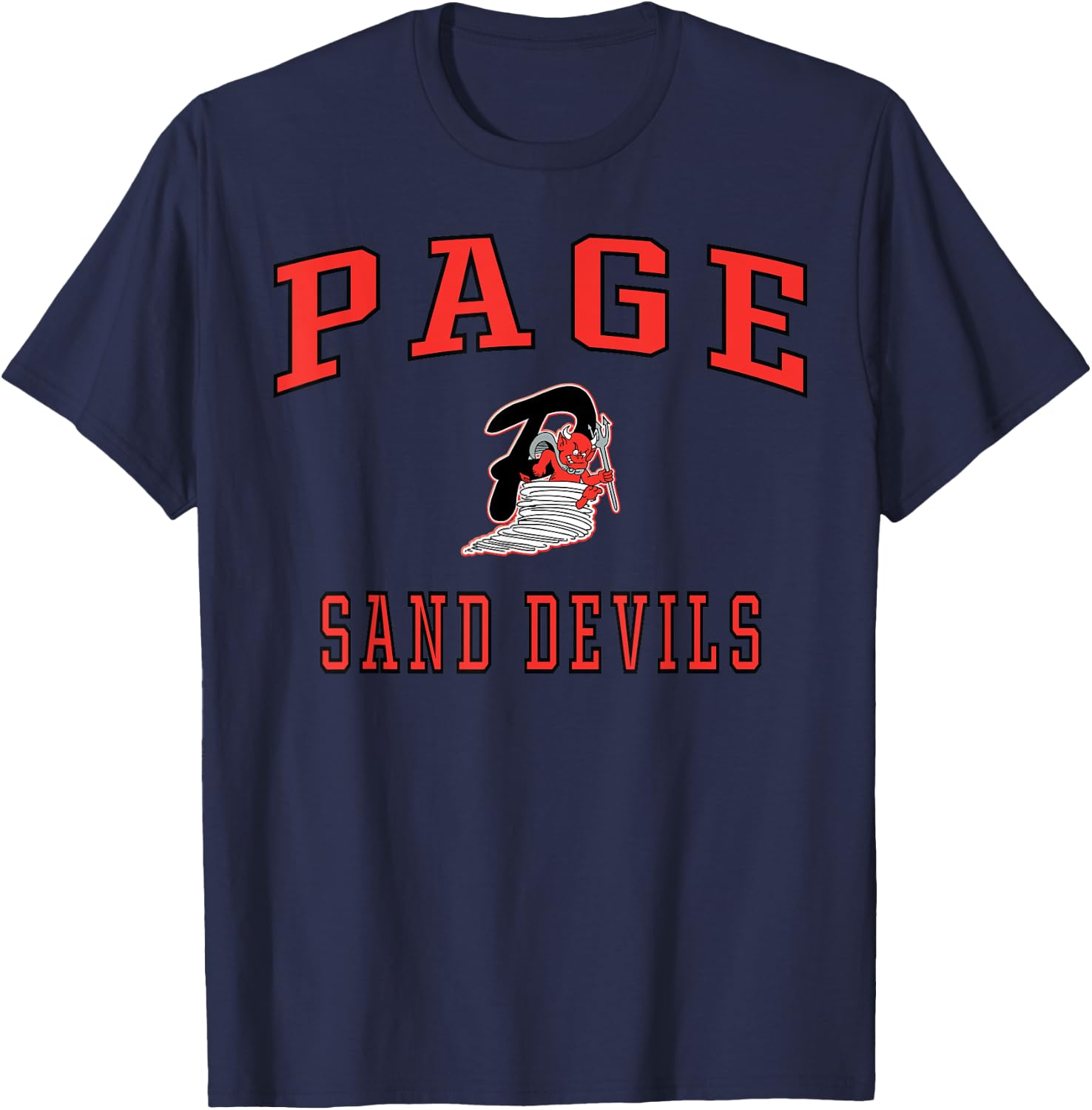 Page High School Sand Devils C1 T-Shirt - T-Shirt | Navy