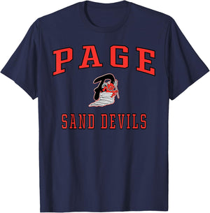 Page High School Sand Devils C1 T-Shirt - T-Shirt | Navy