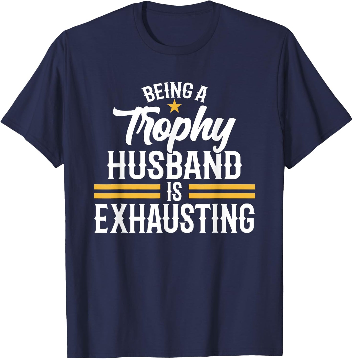 Proud Couple Marriage Anniversary Black Small Classic Fit Short Sleeve T-Shirt - T-Shirt | Navy